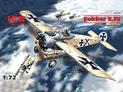 Fokker E.IV WWI German Fighter 1:72