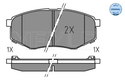 КОЛОДКИ HAM. HYUNDAI P. IX20 1,4-1,6 10-