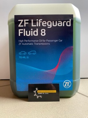 МАСЛО ZF ATF 8HP 20L LIFEGUARDFLUID 8 - VW- AUDI- JAGUAR - PRZEKLADNIOWY фото