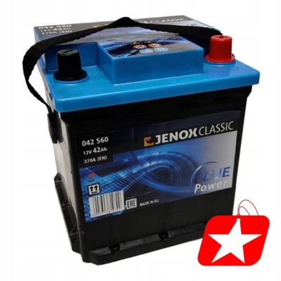 JENOX CLASSIC 42AH 370A P+ BATERÍA KWADRAT  