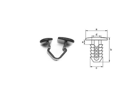 PLASTIC CLIPS REMACHE DE CAPO  