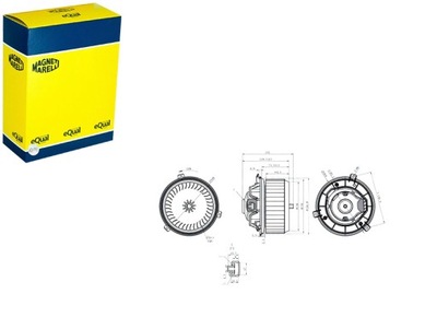 ELEKTROWENTYLATOR NAGRZEWINICY TRAX MAGNETI MARELLI 