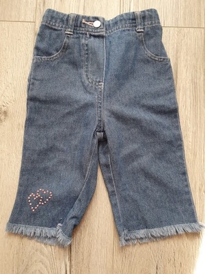CHEROKEE jeansy 86 cm 3/4 NOWE bez metki