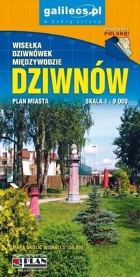 Plan miasta Dziwnów, Dziwnówek, Międzywodzie