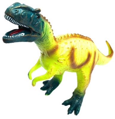 Duży dinozaur allozaur gumowy z dźwiękiem