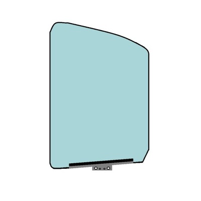 Стекло правая w дверь опускная nissan interstar 0346 фото №1