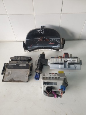 Блок керування набір стартовий fiat punto ii 1.9 дизель 73501453 фото №1