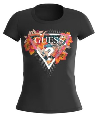 Guess t-shirt W4GI62J1314 JBLK czarny XS