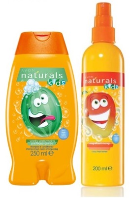 AVON KIDS Zestaw włosów dla dzieci szampon spray