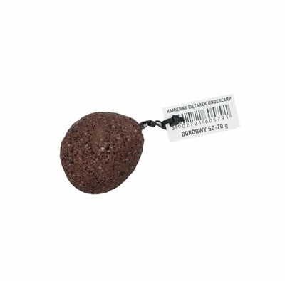 UNDERCARP Kamienny Ciężarek Bordowy 71-90g