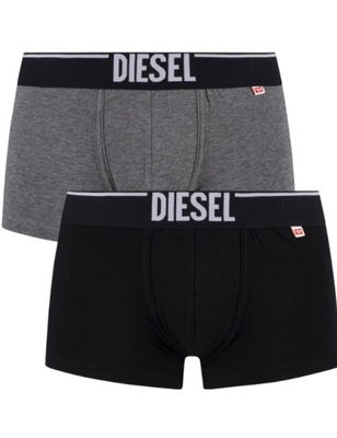 DIESEL 2 PACK BOKSERKI MĘSKIE GŁADKIE LOGO M SPD