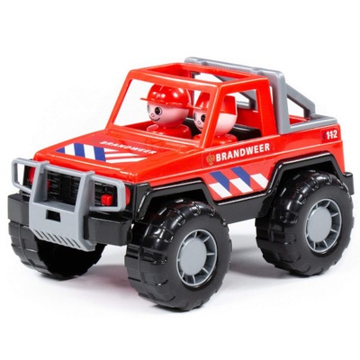 Samochód jeep strażacki Safari (NL) zabawka WADER Polesie