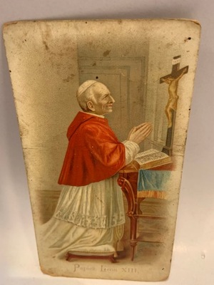 OBRAZEK PRZEDWOJENNY PAPIEŻ LEON XII