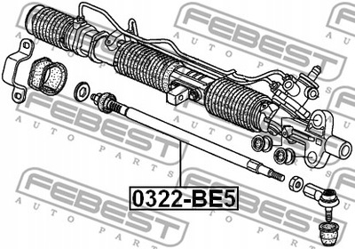 ТЯГА РУЛЕВАЯ 0322-BE5 FEBEST FEBEST 0322-BE5 СОЕДИНИТЕЛЬ OSIOWE,