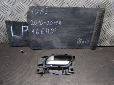 Ручка внутрішня ліве перед peugeot 508 1 2.0 hdi 10-14 r. фото №1