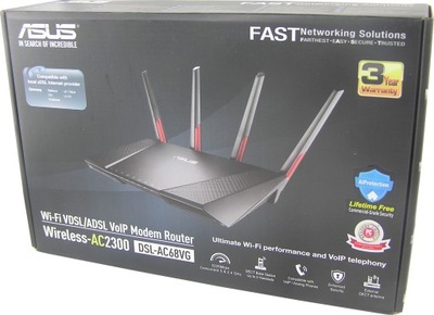 ROUTER ASUS DSL-AC68VG AC2300 WiFi 5 MODEM