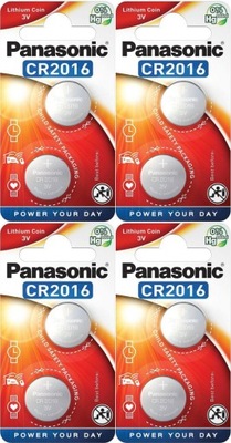 Bateria litowa uniwersalna Panasonic CR2016 3V 2szt x4