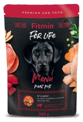 FITMIN For Life Dog Menu Meat Mix 350g (saszetka)