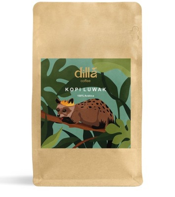 Kawa rzemieślnicza KOPI LUWAK 100g DILLA COFFEE