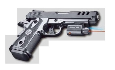 Pistolet kulki z laserem laser 68p