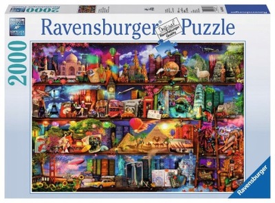 Puzzle 2000el Świat Książek 166855 RAVENSBURGER