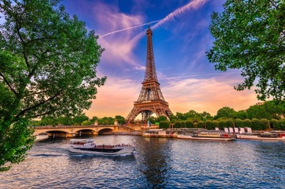 Obraz Na Płótnie Wieża Eiffla, Paryż 20x30