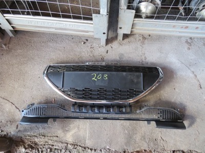 Решётка бампера peugeot 208 фото №1