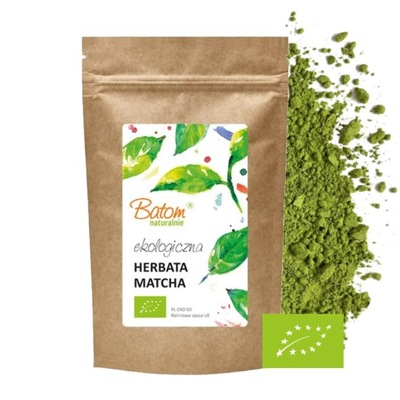 Naturalna MATCHA HERBATA ZIELONA Proszek BIO 100g