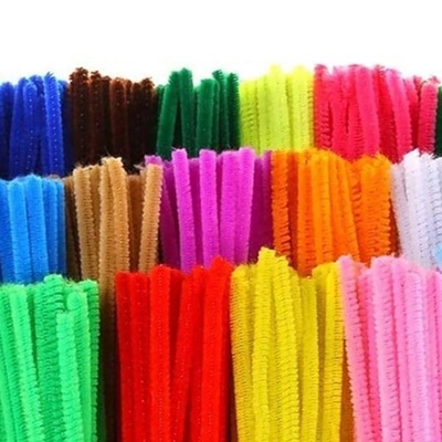 1,000 Multi-Color Pipe Cleaners, Multi-Color Chenille Rods For DIY Art And