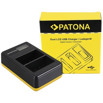 Ładowarka Dual USB LCD Patona do Nikon EN-EL15