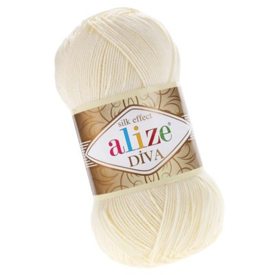 Alize Diva 67 Delikatny Beż (100gr/350mt)