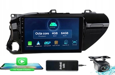 RADIO NAVIGATION ANDROID CARPLAY TOYOTA HILUX  