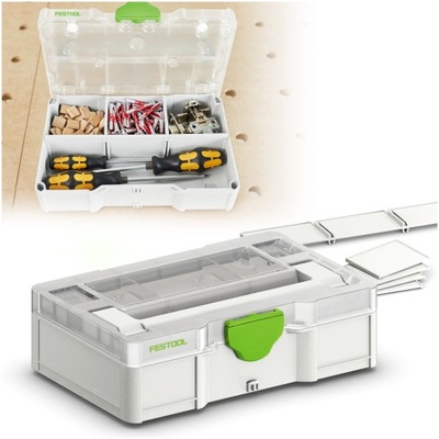 FESTOOL SYSTAINER SYS3 S 76 TRA ОРГАНАЙЗЕР МЕЛКИЙ Z PRZEGRÓDKAMI S 577817 МИНИ