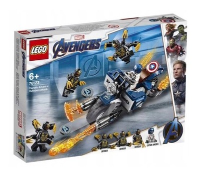 LEGO SUPER HEROES 76123 Kapitan A. Atak Outriderów