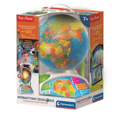 Interaktywny Globus Eduglobus Uczę się bawiąc Clementoni