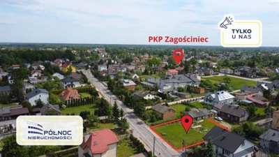 Działka, Zagościniec, 1011 m²