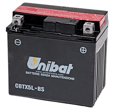 АКУМУЛЯТОР UNIBAT CBTX5L-BS P+ 12V 4AH