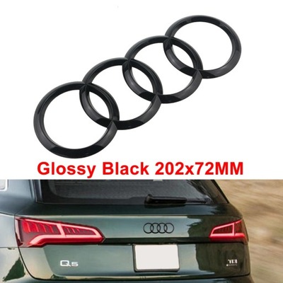 ZAKRZYWIONE EMBLEMA AUDI A7 Q3 202*71 MM  