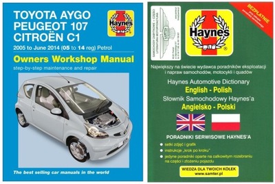 TOYOTA AYGO PEUGEOT 107 CITROEN C1 (2005-14) MANUAL REPARACIÓN +GRATIS 24H  