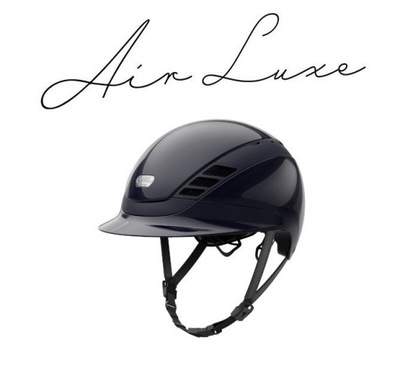Kask ABUS AirLuxe PURE - Pikeur - shiny midnight blue 55-57 cm
