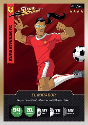 karta Supa Strikas Clash Cards legendary nr 11