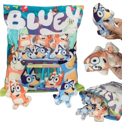 Poduszka Pudding 2w1 z Maskotkami BLUEY-PLUSZOWA PRZYTULANKA DO RZUCANIA