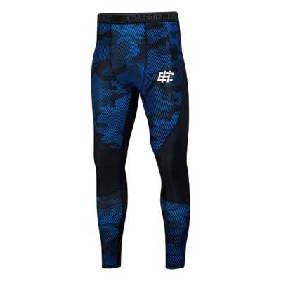 Legginsy Sportowe Męskie niebieskie HAVOC XL