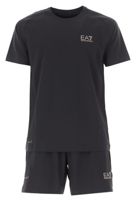 EA7 Emporio Armani zestaw t-shirt i szorty dres M