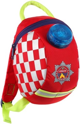 Plecak Przedszkolny Jednokomorowy LittleLife Wóz Strażacki Świecący