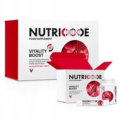 Suplement diety FM Group Nutricode Vitality Boost + GRATIS