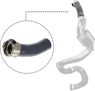 Gates 09-0537 шланг воздуха наддувочный фото №1