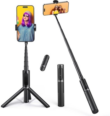 ATUMTEK Statyw do selfie, kijek do selfie, 79,5cm, czarny