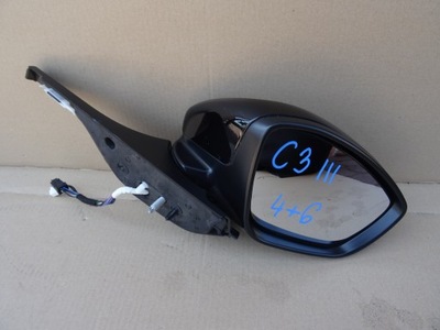 Citroen c3 iii зеркало правое 4+6 фото №1