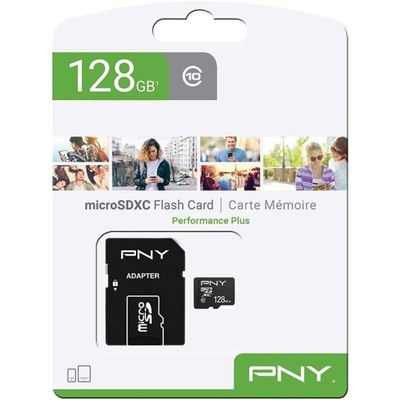 Karta pamięci PNY 128GB micro-SDXC CLASS10 C10 +SD